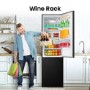 Hisense 336 Litre 60/40 Freestanding Fridge Freezer - Black