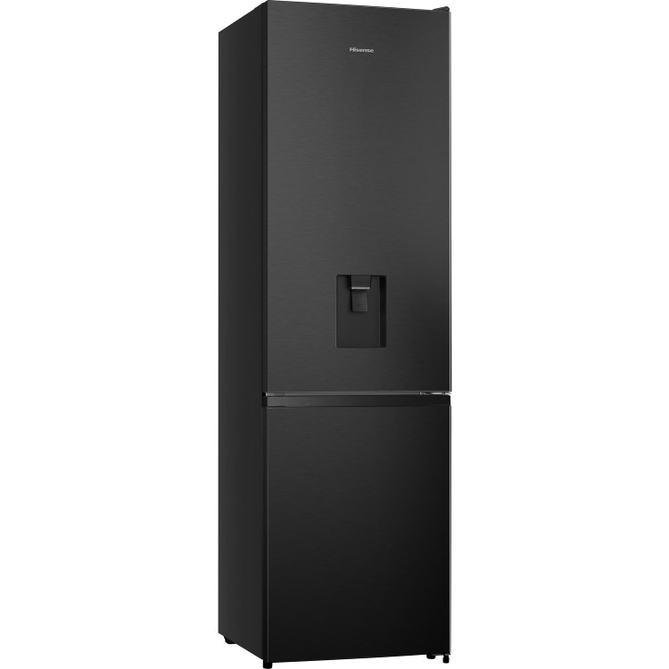 Refurbished Hisense RB435N4WFE Freestanding 336 Litre 60/40 Frost Free Fridge Freezer Black