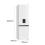 Hisense 336 Litre 70/30 Freestanding Fridge Freezer - White