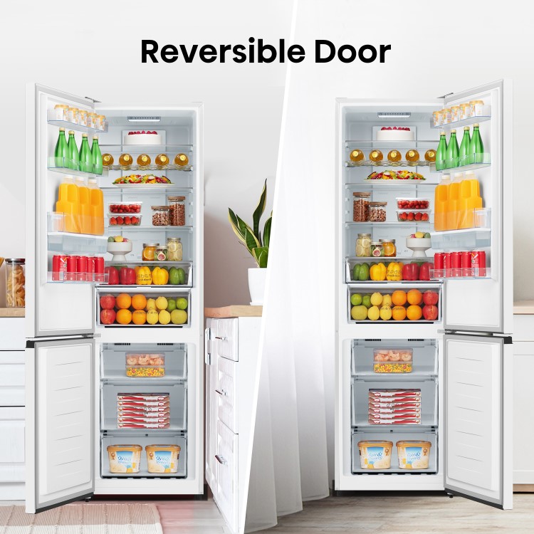 Hisense 336 Litre 60/40 Freestanding Fridge Freezer - White