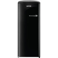 Gorenje RB60299OBK-L Retro Style Left Hand Hinge Freestanding Fridge With Ice Box - Black