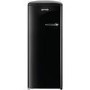 Gorenje RB60299OBK-L Retro Style Left Hand Hinge Freestanding Fridge With Ice Box - Black