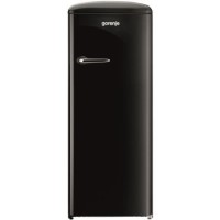 Gorenje RB60299OBK Retro Style Right Hand Hinge Freestanding Fridge With Ice Box - Black