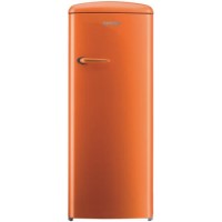 Gorenje RB60299OO Retro Style Right Hand Hinge Freestanding Fridge with Ice Box - Juicy Orange
