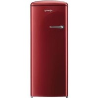 Gorenje RB60299OR-L Retro Style Left Hand Hinge Freestanding Fridge with Ice Box - Burgundy