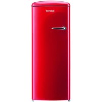 Gorenje RB60299ORD-L Retro Style Left Hand Hinge Freestanding Fridge with Ice Box - Fire Red