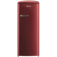 Gorenje RB60299OR Retro Style Right Hand Hinge Freestanding Fridge with Ice Box - Burgundy