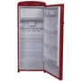 Gorenje RB60299OR Retro Style Right Hand Hinge Freestanding Fridge with Ice Box - Burgundy