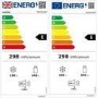 Hisense 495 Litre 60/40 Freestanding Fridge Freezer - Black