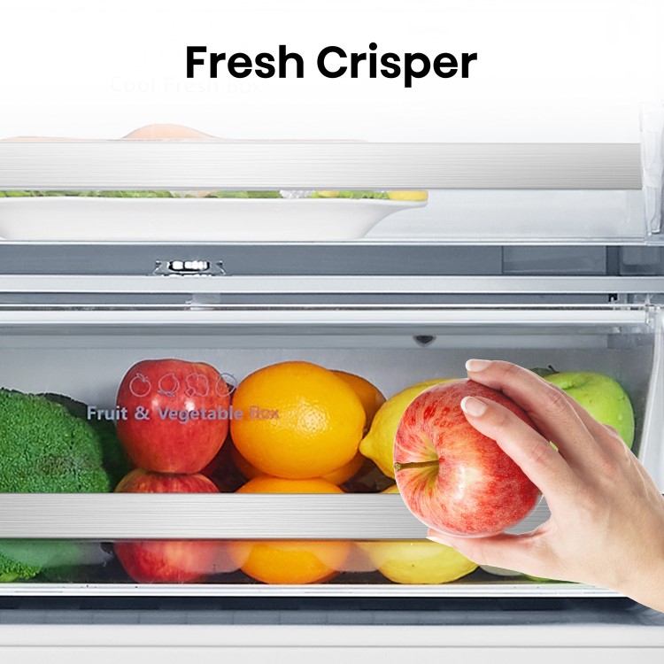 Hisense 495 Litre 60/40 Freestanding Fridge Freezer - Black