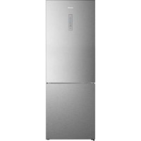 Refurbished Hisense RB645N4BIE Freestanding 495 Litre 60/40 Fridge Freezer Stainless Steel