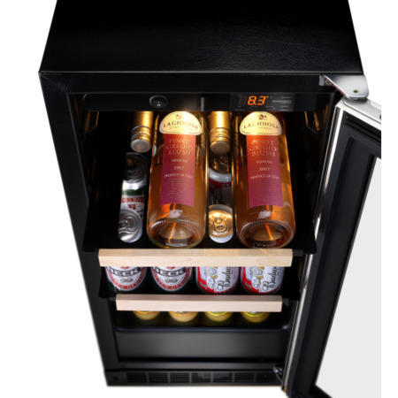 Rangemaster 91490 Slimline 38cm Beverage Centre in Black