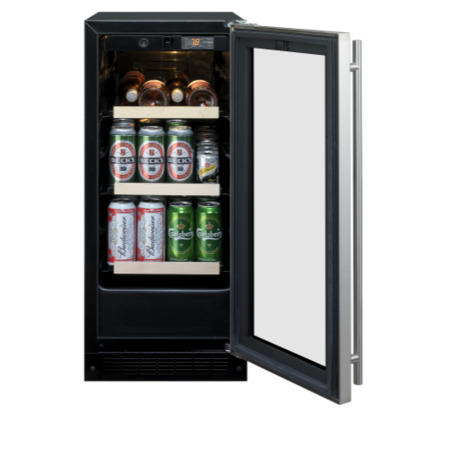 Rangemaster 91490 Slimline 38cm Beverage Centre in Black
