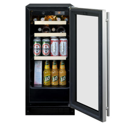 Rangemaster 91490 Slimline 38cm Beverage Centre in Black