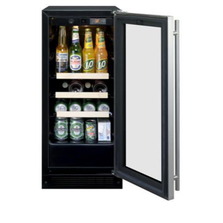 Rangemaster 91490 Slimline 38cm Beverage Centre in Black