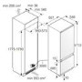 ASKO 242 Litre 60/40 Integrated Fridge Freezer