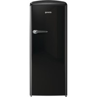 Gorenje RBO6153BK Retro Style Freestanding Fridge With Icebox - Black