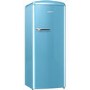 GRADE A1 - Gorenje RBO6153BL Retro Style Freestanding Fridge With Icebox - Baby Blue