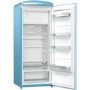 GRADE A1 - Gorenje RBO6153BL Retro Style Freestanding Fridge With Icebox - Baby Blue