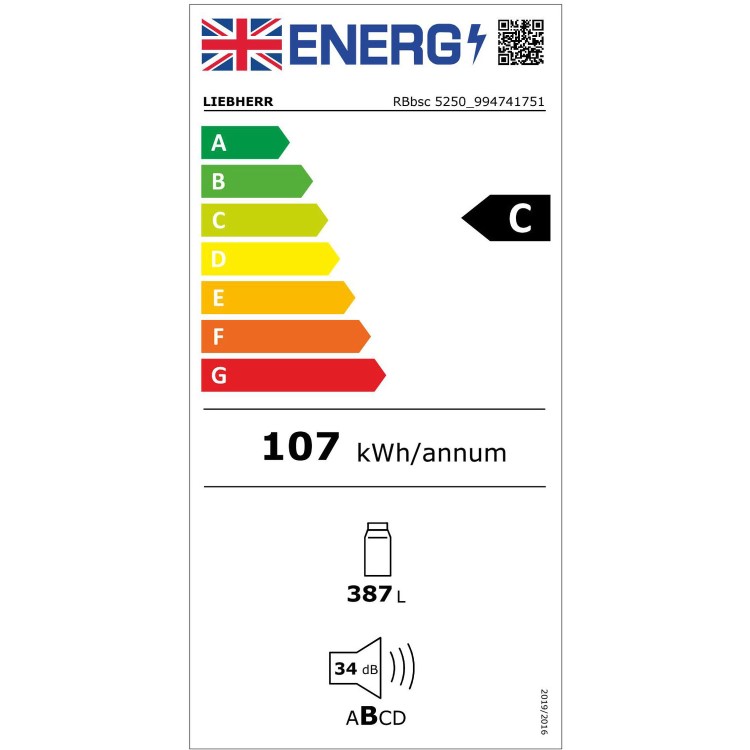 Liebherr 387 Litre Freestanding Larder Fridge - Black