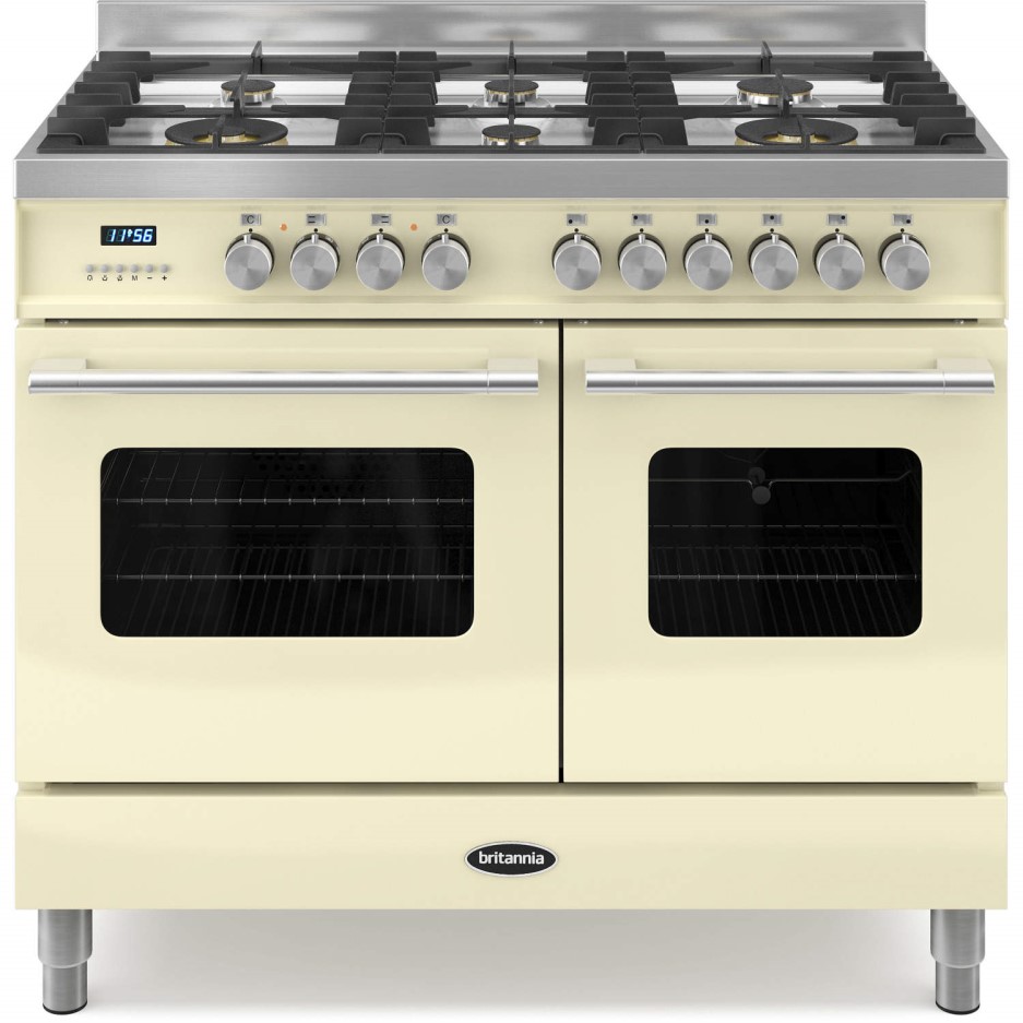 Britannia RC10TGDECR Delphi Twin Oven 100cm Dual Fuel Range Cooker