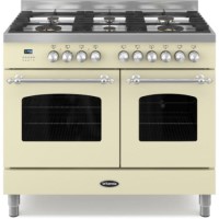 Britannia RC-10TG-FL-CR Fleet Twin Oven 100cm Dual Fuel Range Cooker - Matt Cream