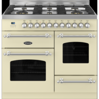 Britannia RC-10XGG-FL-CR Fleet XG 100cm Dual Fuel Range Cooker - Matt Cream
