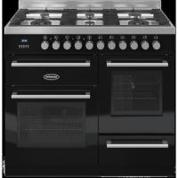 Britannia RC-10XGG-QL-K Q Line XG 100cm Dual Fuel Range Cooker - Gloss Black