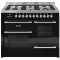 Britannia RC-11XGG-DE-K Delphi XG 110cm Dual Fuel Range Cooker - Gloss Black