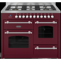 Britannia Fleet XG 110cm Dual Fuel Range Cooker - Burgundy