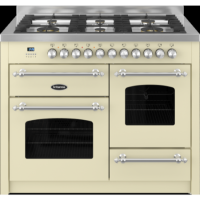 Britannia RC-11XGG-FL-CR Fleet XG 110cm Dual Fuel Range Cooker - Matt Cream