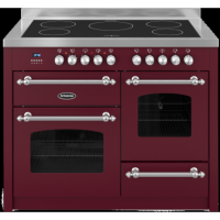 Britannia RC-11XGI-FL-BUR Fleet XG 110cm Electric Range Cooker With Induction Hob - Matt Burgundy