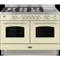 Britannia RC-12TG-FL-CR Fleet Twin Oven 120cm Dual Fuel Range Cooker - Matt Cream