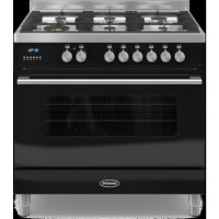 Britannia RC-9SG-DE-K Delphi Single Oven 90cm Dual Fuel Range Cooker - Gloss Black