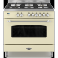 Britannia RC-9SG-FL-CR Fleet Single Oven 90cm Dual Fuel Range Cooker - Matt Cream