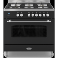 Britannia RC-9SG-FL-K Fleet Single Oven 90cm Dual Fuel Range Cooker - Matt Black