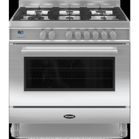 Britannia RC-9SG-QL-S Q Line Single Oven 90cm Dual Fuel Range Cooker - Stainless Steel