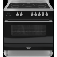 Britannia RC-9SI-DE-K Delphi Single Oven 90cm Electric Range Cooker With Induction Hob - Gloss Black