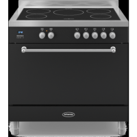Britannia RC-9SI-WY-K Wyre Single Oven 90cm Electric Range Cooker With Induction Hob - Matt Black