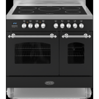 Britannia RC-9TI-FL-K Fleet Twin Oven 90cm Electric Range Cooker With Induction Hob - Matt Black