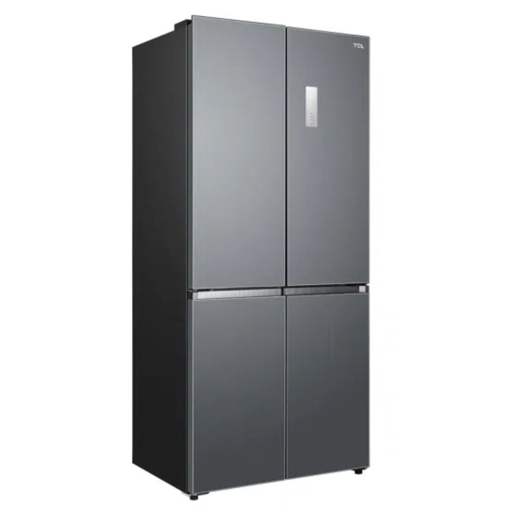 Refurbished TCL Free Built In 456 Litre Four Door American Fridge Freezer - Grey