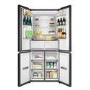 Refurbished TCL Free Built In 456 Litre Four Door American Fridge Freezer - Grey