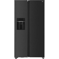 Refurbished TCL RC513SBE0UK Freestanding 513 Litre Frost Free American Fridge Freezer with Water Dispenser Black Stainless Steel