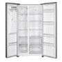 Refurbished TCL RC513SBE0UK Freestanding 513 Litre Frost Free American Fridge Freezer with Water Dispenser Black Stainless Steel