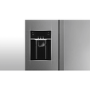 Refurbished TCL RC513SBE0UK Freestanding 513 Litre Frost Free American Fridge Freezer with Water Dispenser Black Stainless Steel