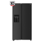 Refurbished TCL RC513SBE0UK Freestanding 513 Litre Frost Free American Fridge Freezer with Water Dispenser Black Stainless Steel