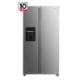 TCL 513 Litre Side-By-Side American Fridge Freezer with Water Dispenser - Stainless Steel