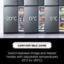 Refurbished TCL RC518CXD0UK 518 Litre Frost Free American Fridge Freezer Stainless Steel