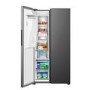 TCL 591 Litre Side by Side American Fridge Freezer - Stainless Steel