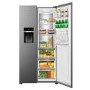 TCL 591 Litre Side by Side American Fridge Freezer - Stainless Steel